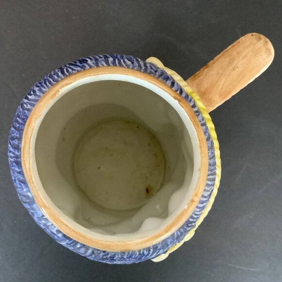 Vintage Magrou Portugal Ceramic Face Head Figural Stein Mug With Handle Barware - Picture 6 of 8